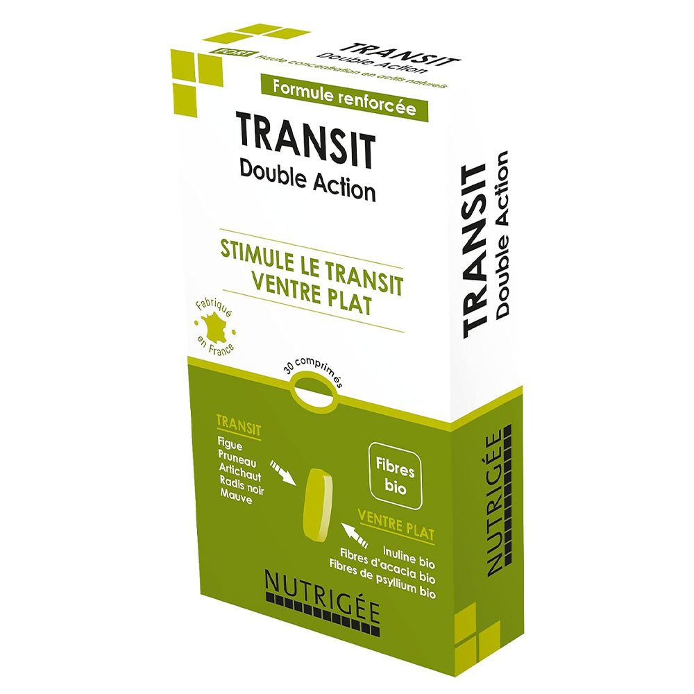 Nutrigée Transit Double Action Formule Renforcée 60 Comprimés