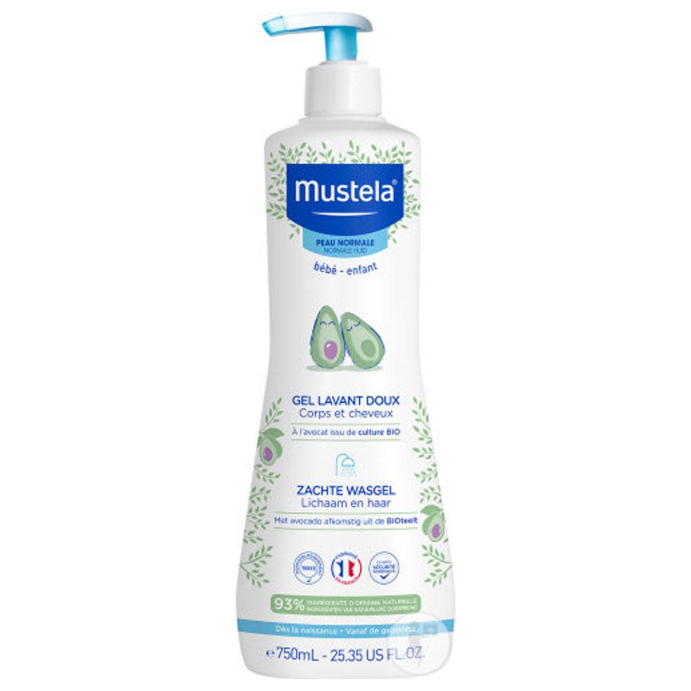 Mustela Gel Lavant Doux Peaux Normales 750ml