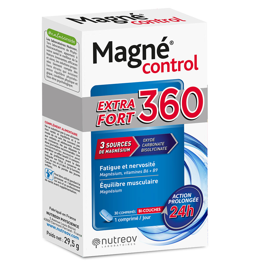 Nutreov Magne Control Extra Fort 360 30 comprimés