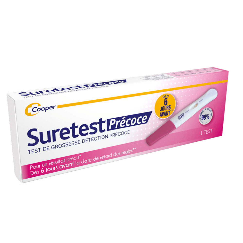 Cooper Suretest Test de Grossesse Précoce