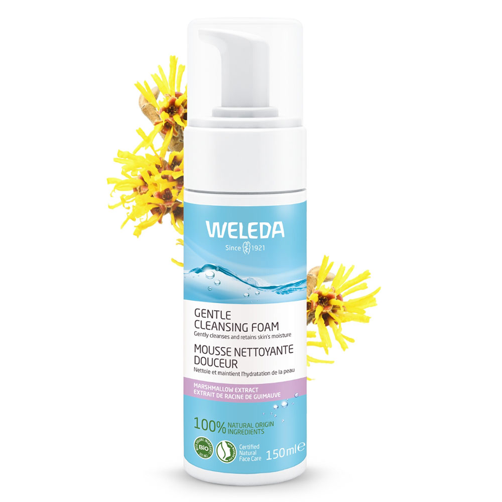 Weleda Hamamelis Mousse Nettoyante Douceur Peaux Normales A Mixtes 150ml