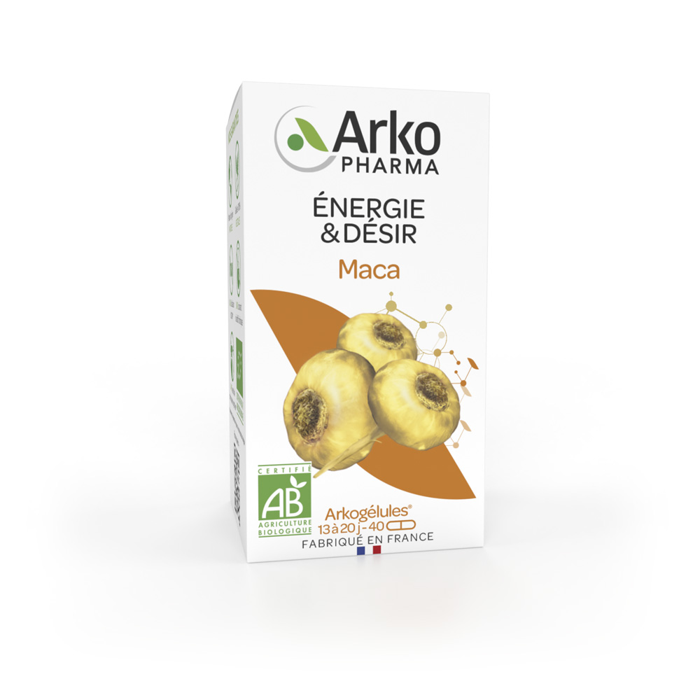 Arkopharma Arkogélules Maca Energie & Désir 40 Gelules