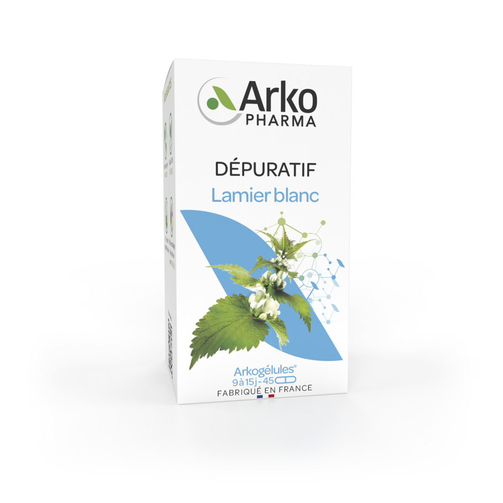 Arkopharma Arkogélules Lamier Blanc 4 Dépuratif 45 Gelules
