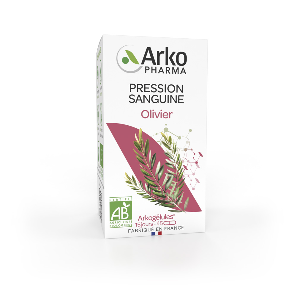 Arkopharma Arkogélules Olivier Pression Sanguine 45 Gelules