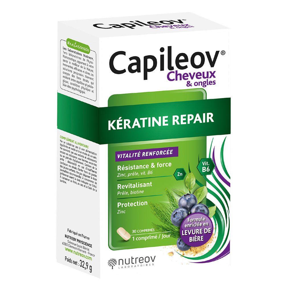 Nutreov Capileov Kératine Repair 30 comprimés