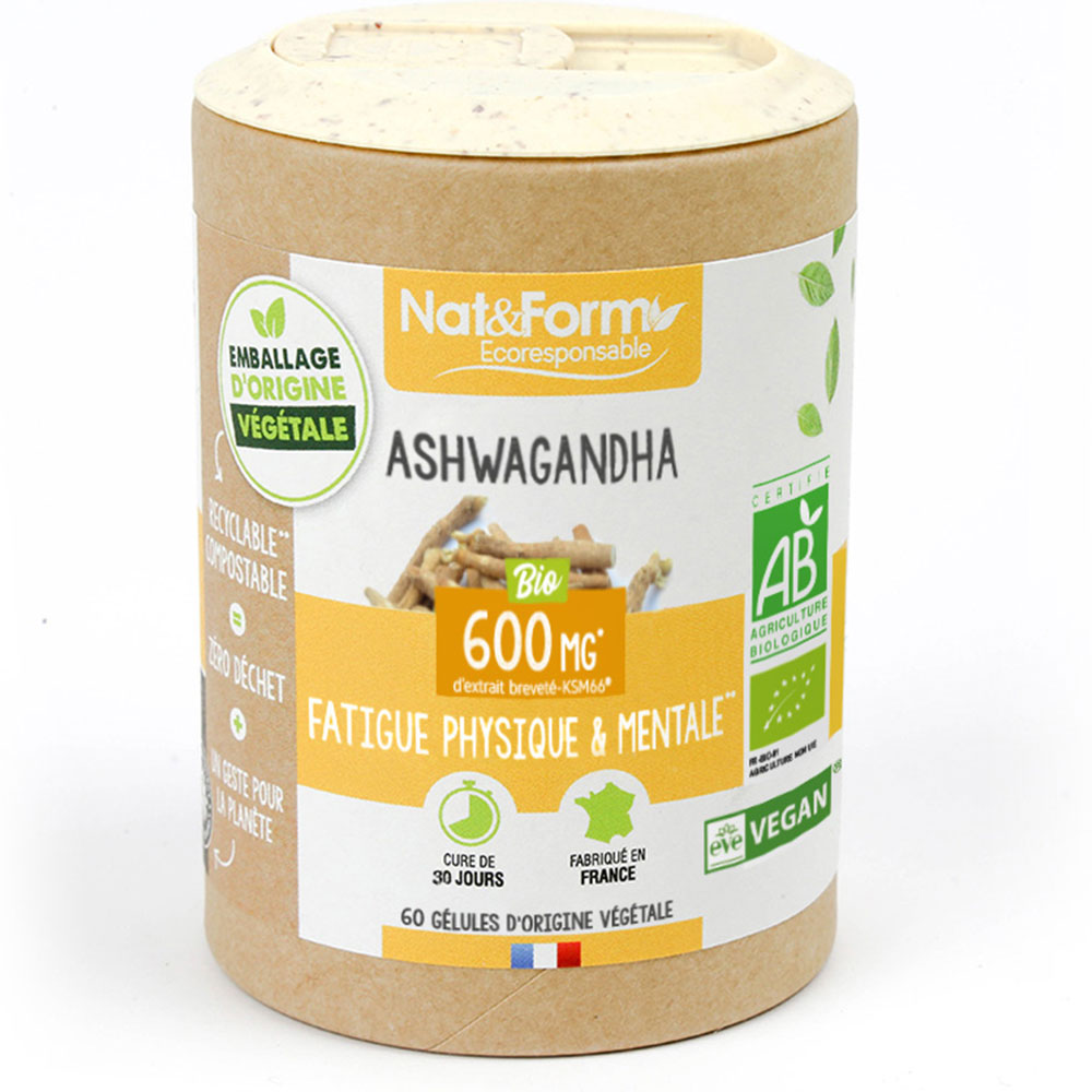 Nat&Form Ashwagandha Bio 60 gélules