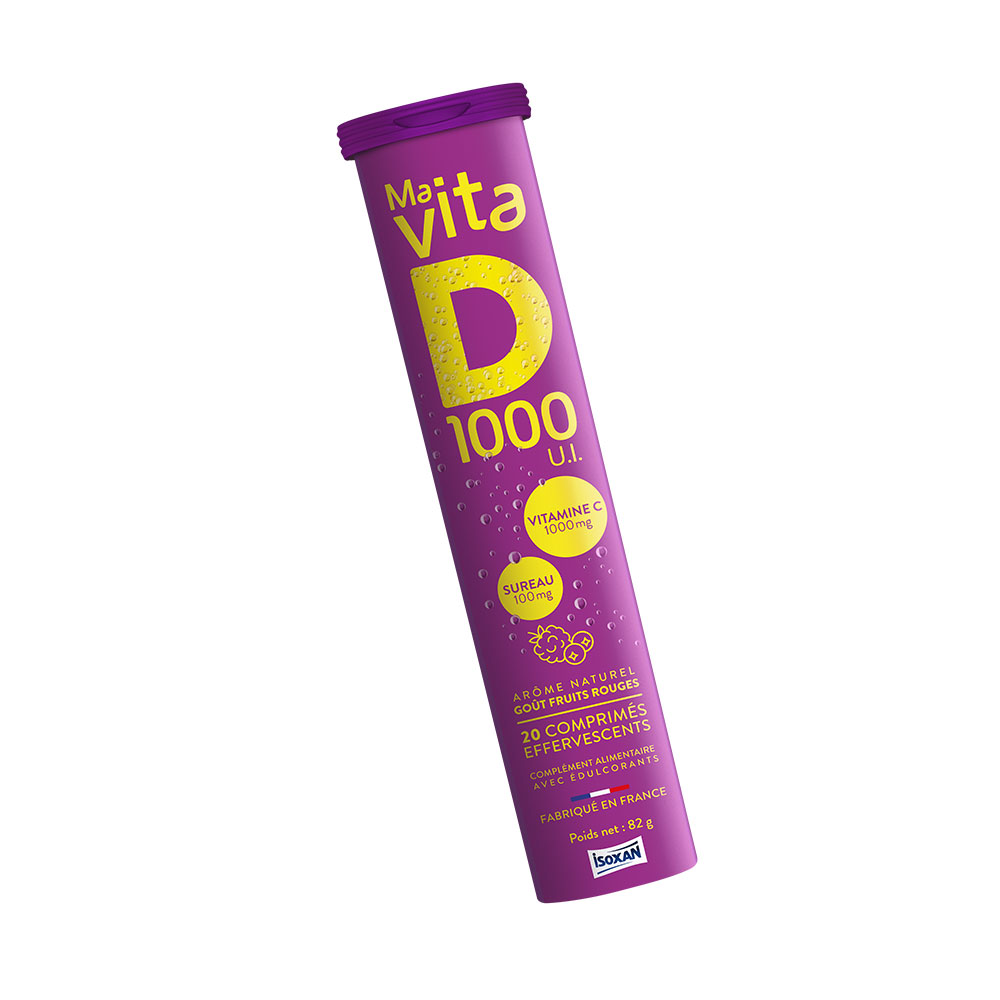 Isoxan Ma Vita D 1000U.I. 20 comprimés effervescents