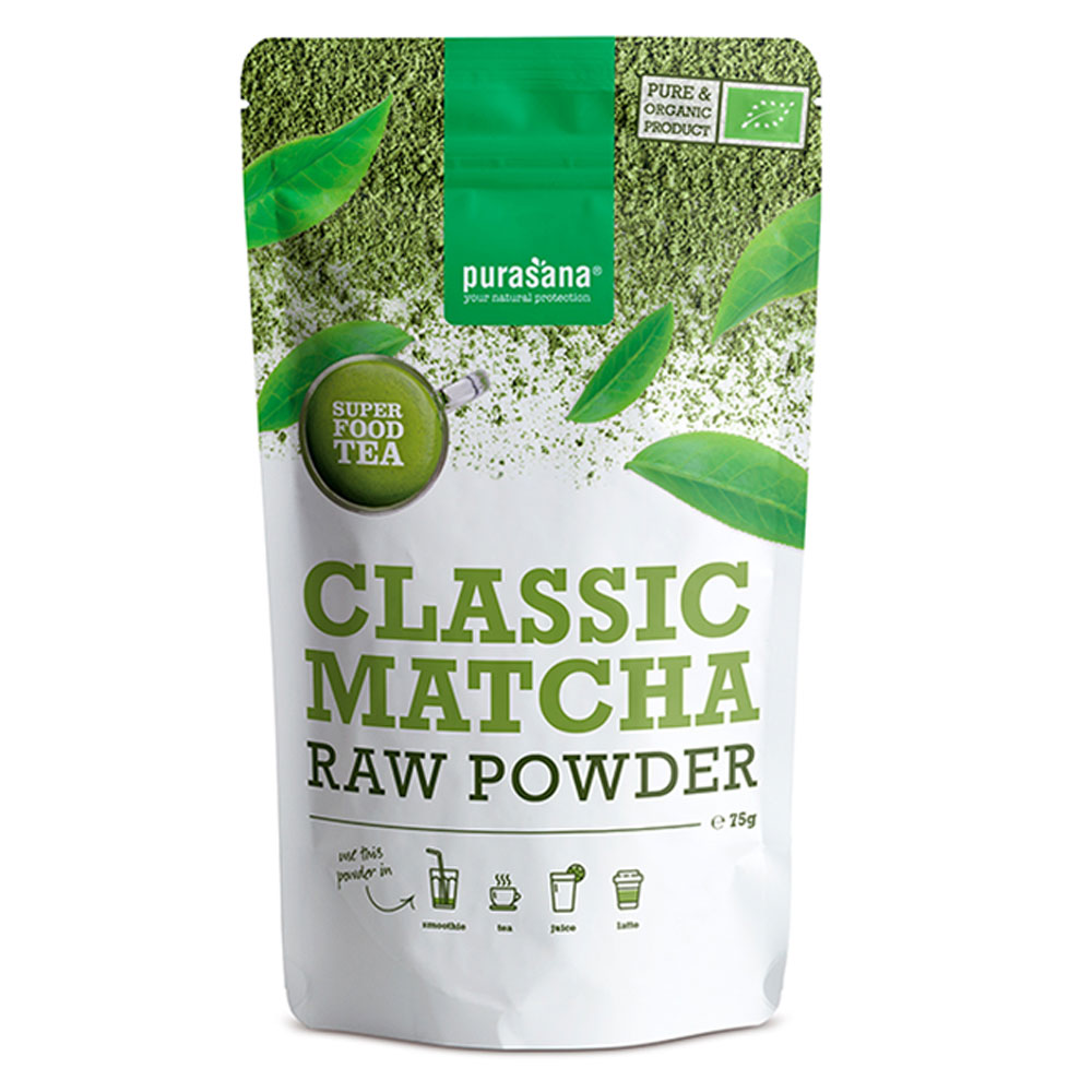 Purasana Super Food Poudre de Matcha Classic Bio 75g
