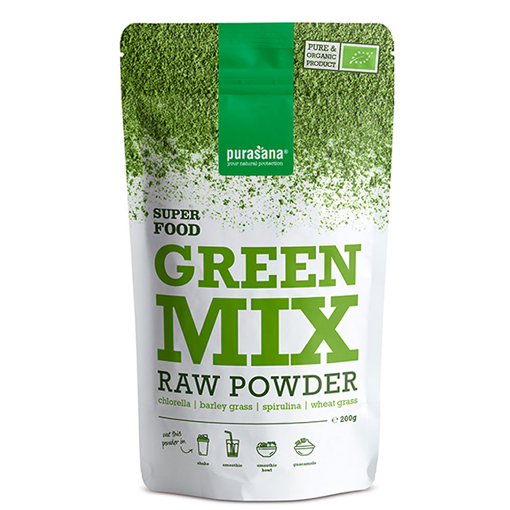 Purasana Poudre Green Mix Bio 200g