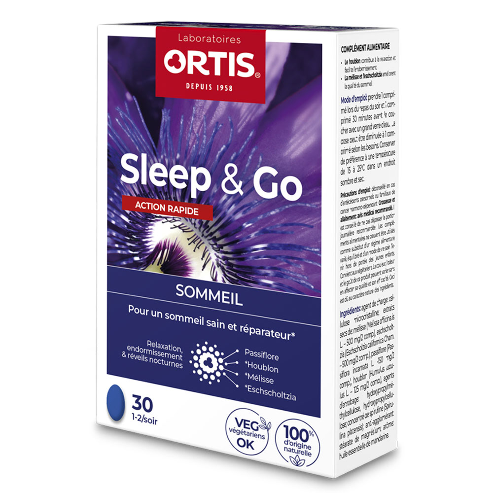 Ortis Sleep&Go 30 comprimés