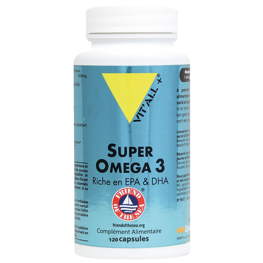 Vit'All+ Super Omega 3 EPA & DHA 120 Capsules