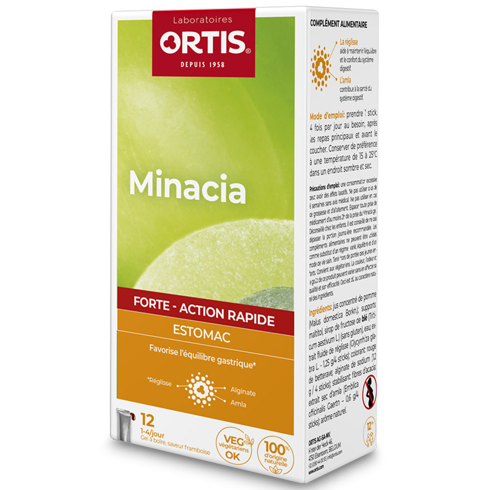 Ortis Minacia Forte Estomac 12 sticks