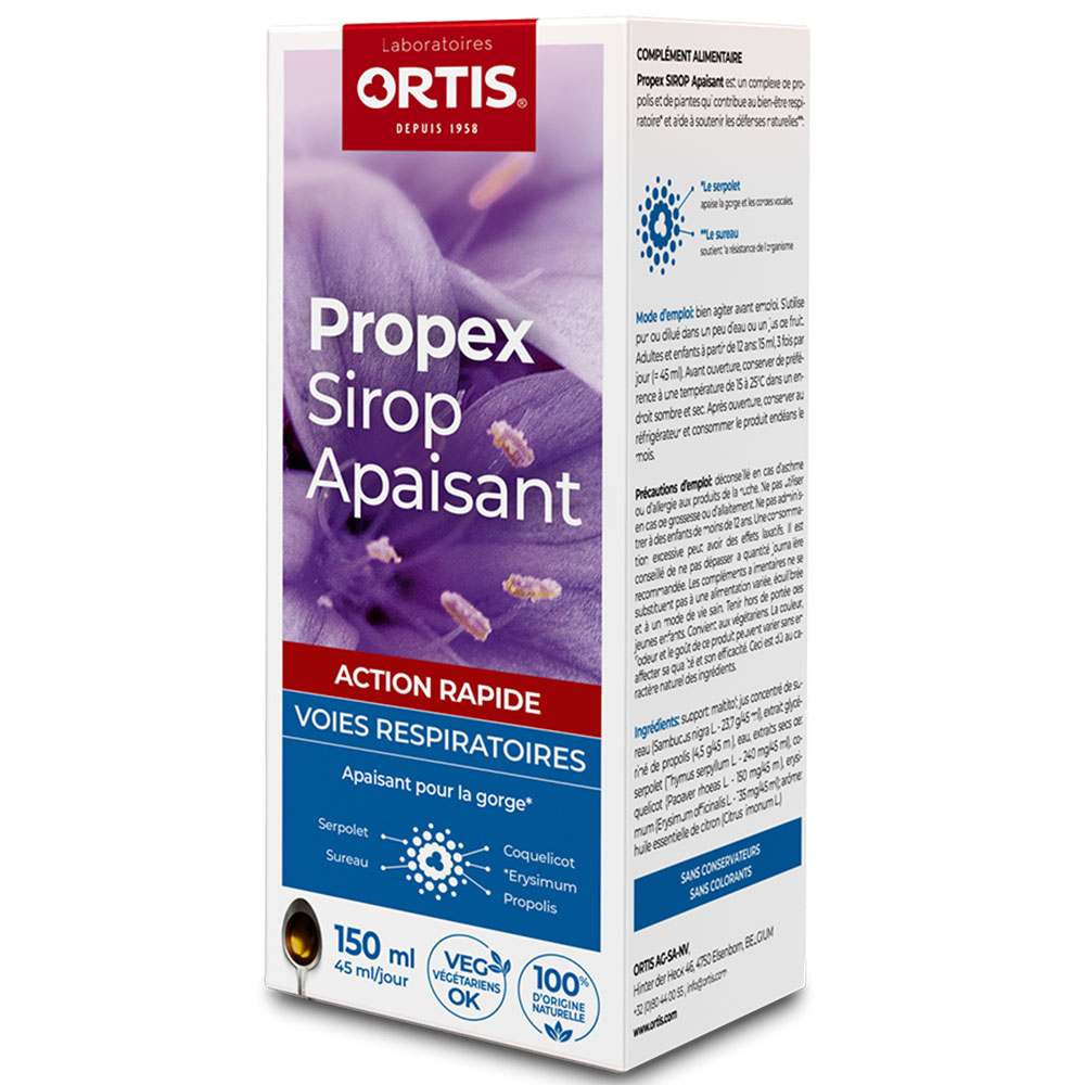 Ortis Propex Sirop Apaisant 150ml