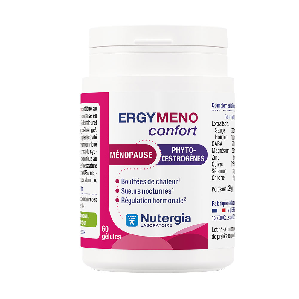Nutergia ErgyMeno Confort Ménopause 60 Gélules