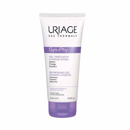 Gel Fraicheur Hygiene Intime Muqueuses Sensibles 200ml Gyn-Phy Uriage