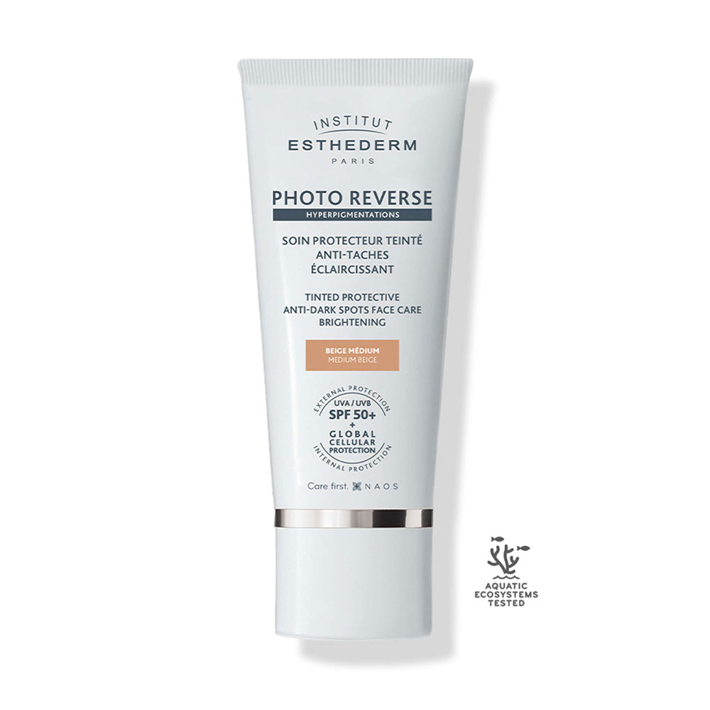 Institut Esthederm Photo Reverse Soin Protecteur Eclaircissant Anti-Tâches SPF50+ Medium 50ml