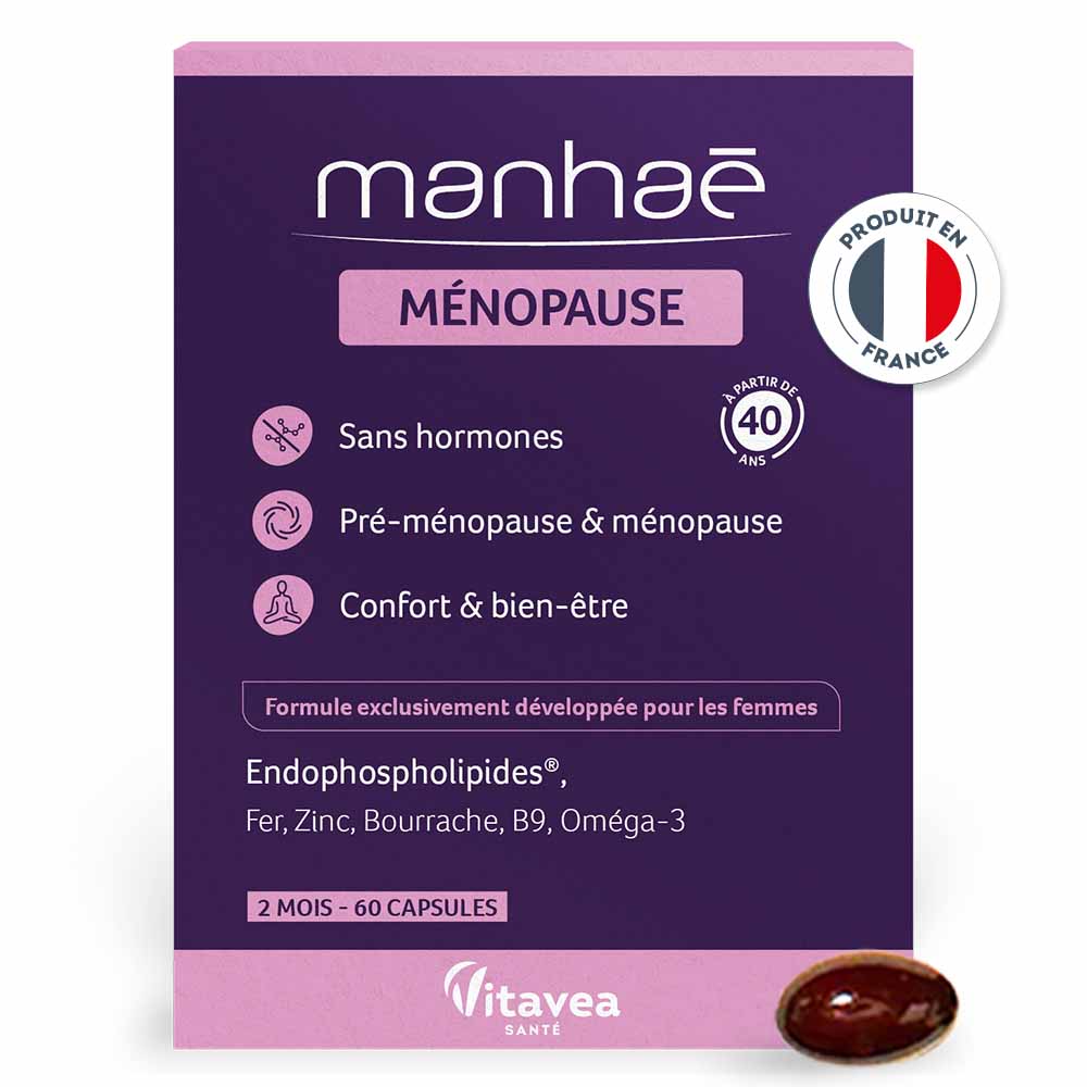 Manhaé Menopause Sans Hormones 60 Capsules