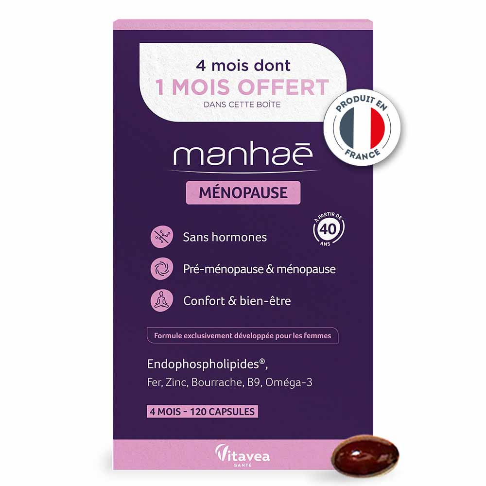 Manhaé Menopause Sans Hormones 120 capsules
