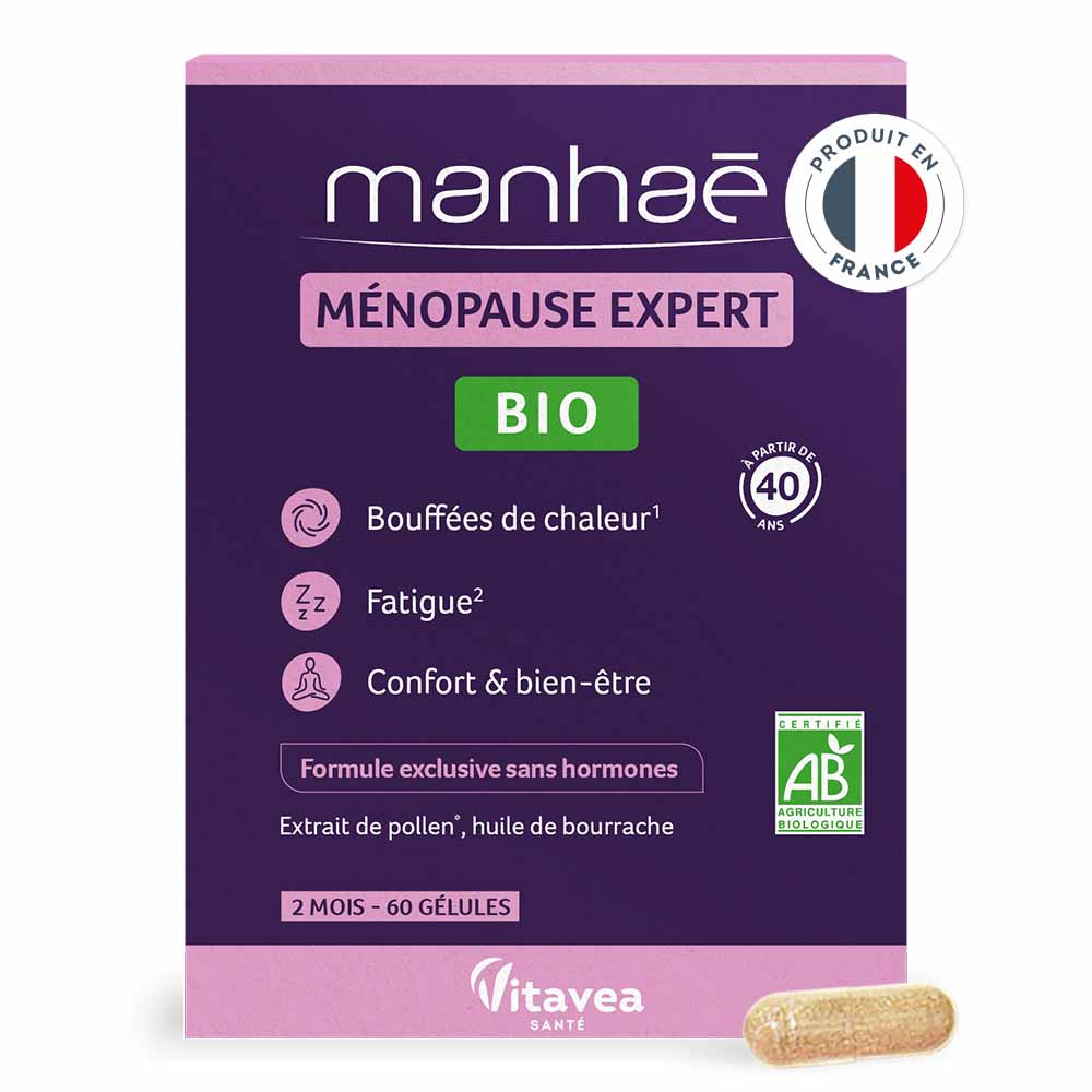 Manhaé Ménopause BIO 60 gélules