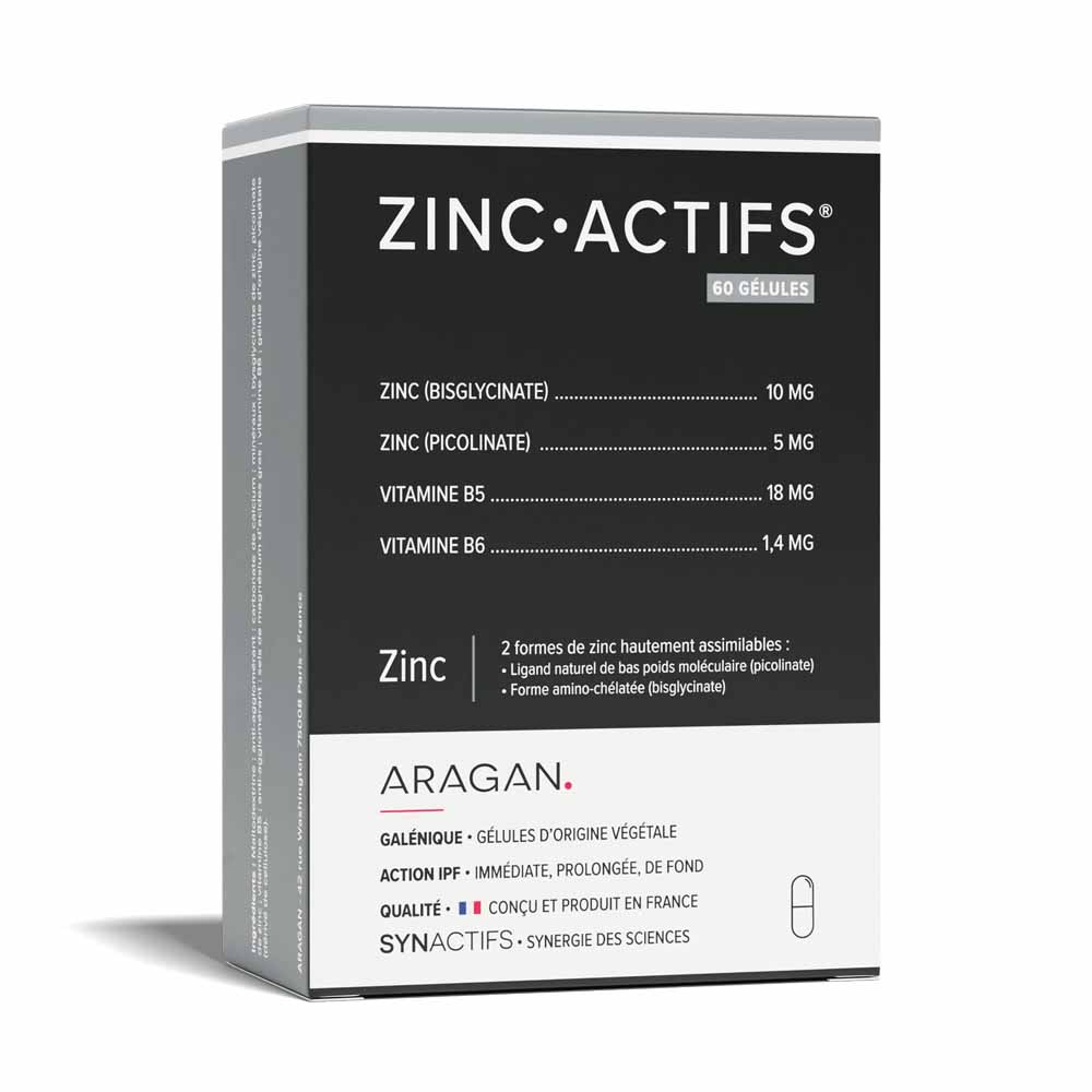Aragan Synactifs ZincActifs 60 gélules