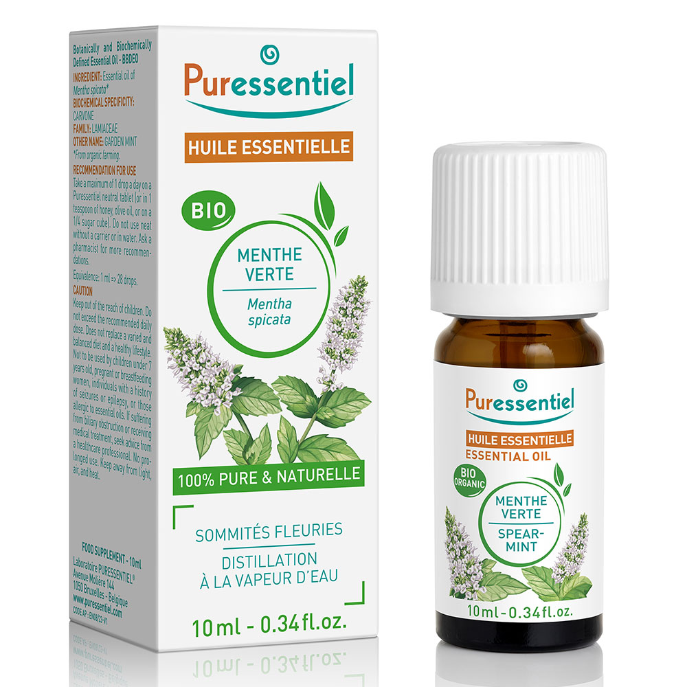 Puressentiel Huiles Essentielles Menthe Verte Bio 10ml