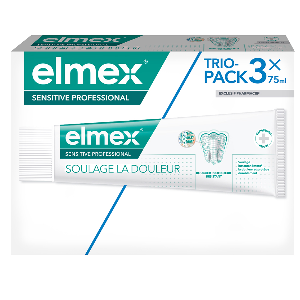 ELMEX SENSITIVE PROFESSIONAL DENTIFRICE REPARE ET PREVIENT 75ML