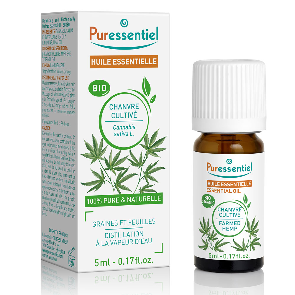 Puressentiel Huiles Essentielles Chanvre Cultivé Bio 5ml