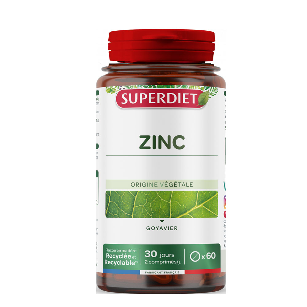 Superdiet Zinc 60 comprimés