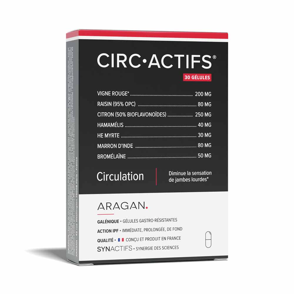 Aragan Synactifs CircActifs Circulation 30 gélules