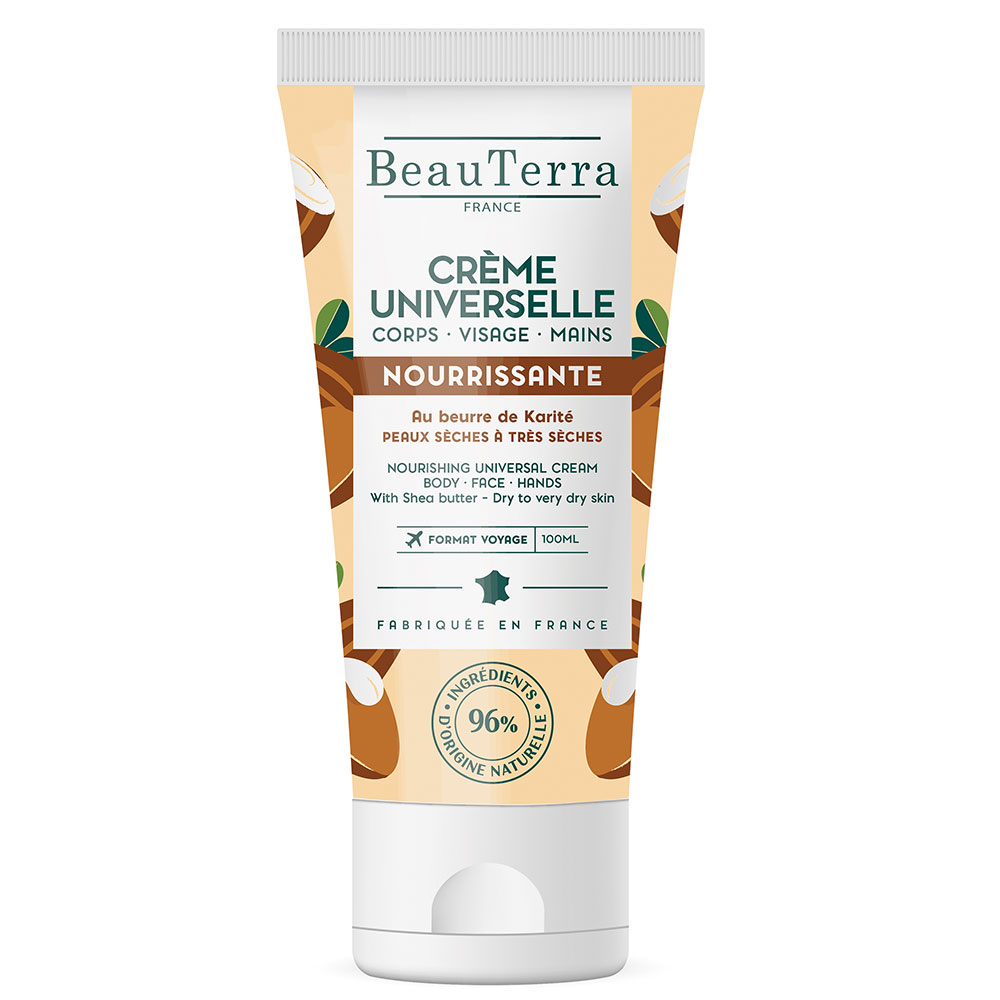 Beauterra Crème Universelle Nourrissante Beurre de Karité 100ml