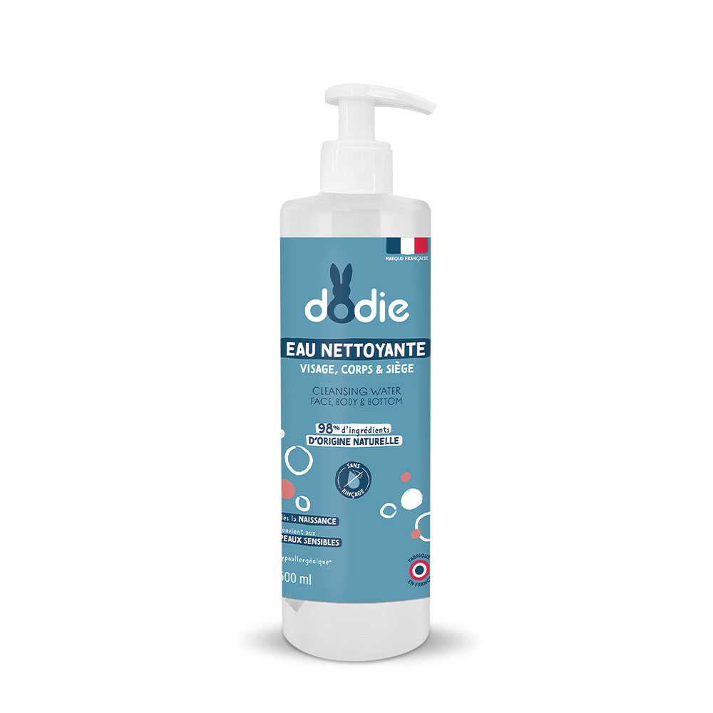 DODIE EAU NETTOYANTE 3-EN-1 DES LA NAISSANCE 500ML