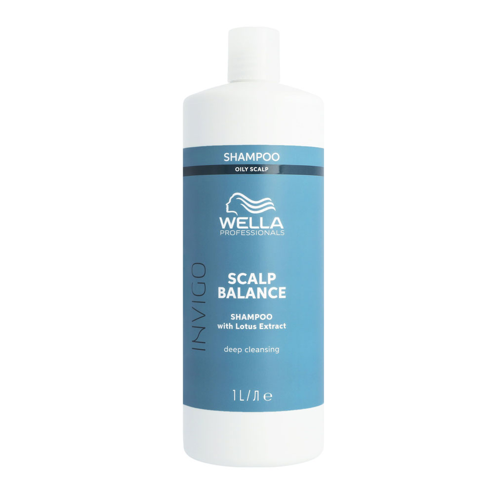 Wella Professionals Invigo Balance Shampooing Purifiant Cheveux Gras 1L