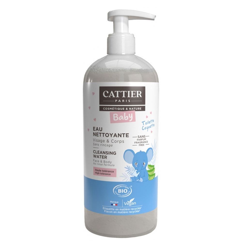 Cattier Baby Eau Nettoyante Micellaire Bio 500ml