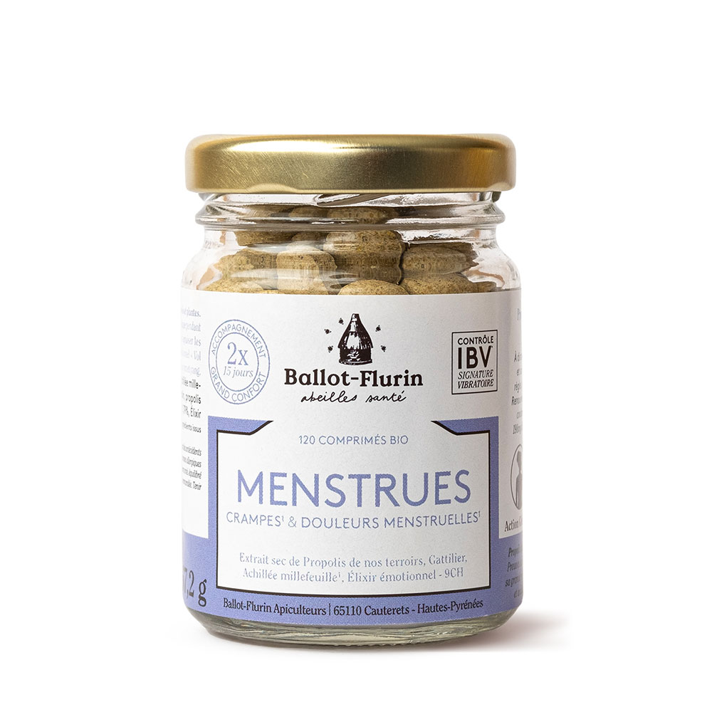 Ballot-Flurin Menstrues Crampes Douleurs Menstruelles Bio 12 comprimés