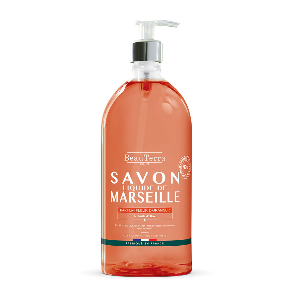 Beauterra Savon De Marseille Corps Et Mains 1l