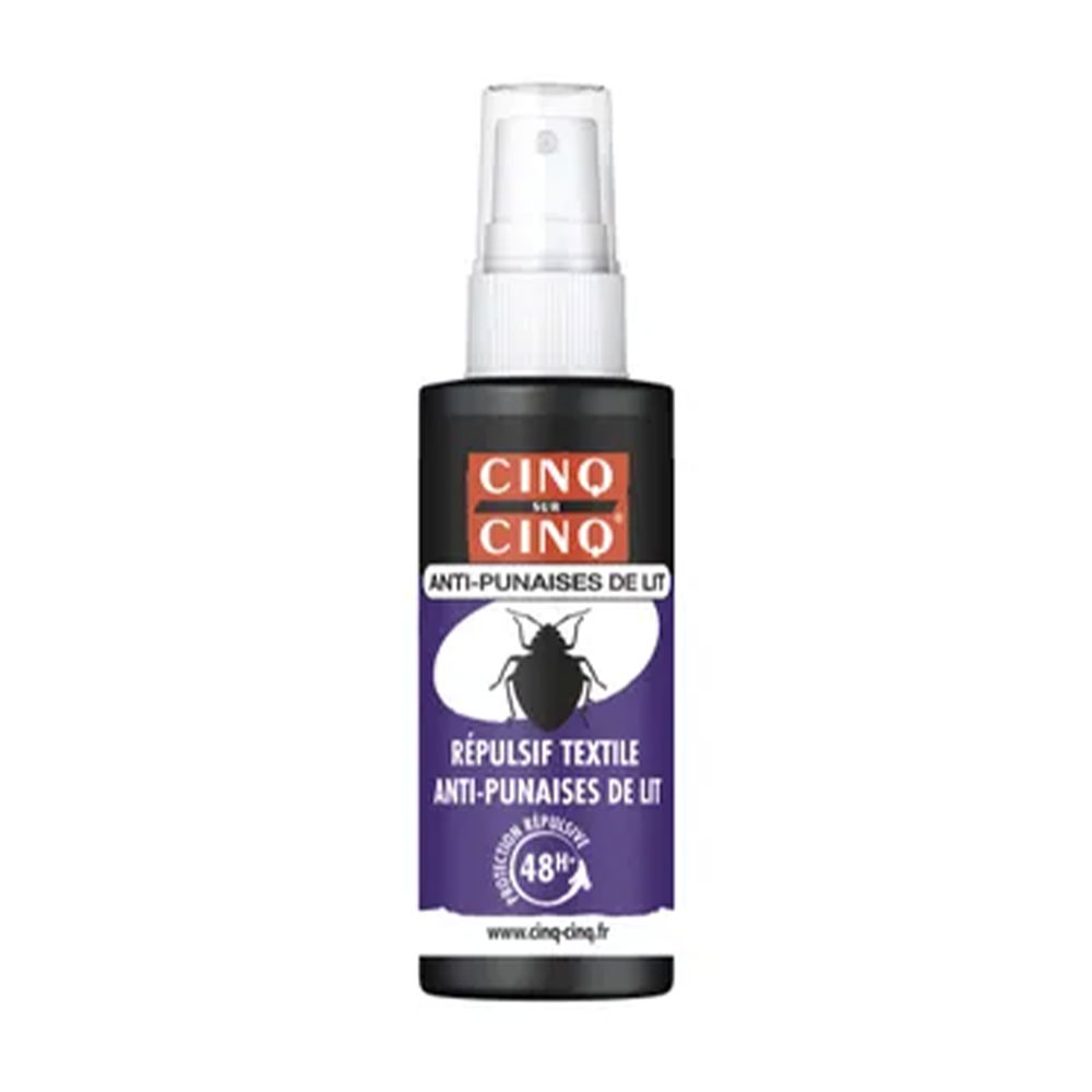 Cinq Sur Cinq Répulsif Textile Anti-Punaises de Lit 50ml