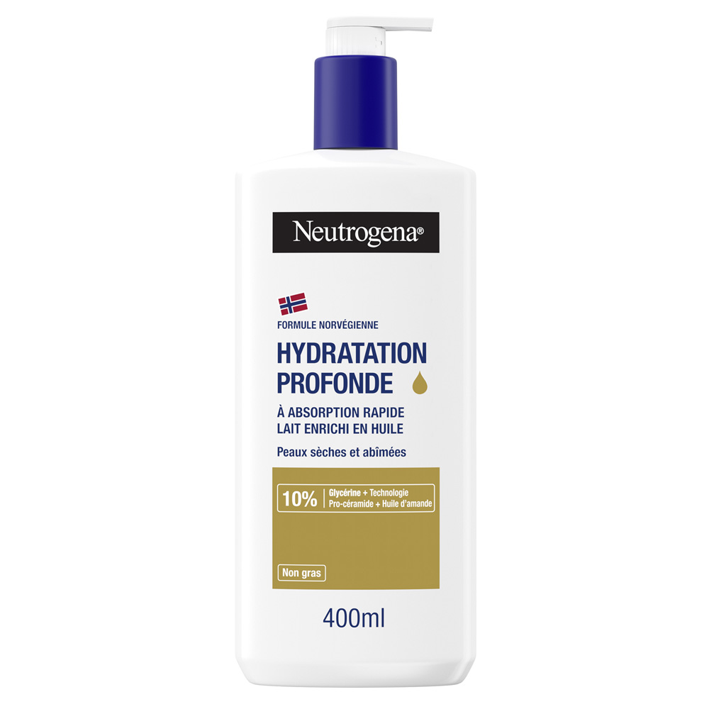 Neutrogena Hydratation Profonde Crème Corps Enrichie en Huile Peaux sèches à très sèches 400ml