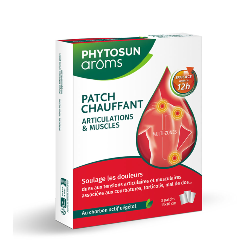 Phytosun Aroms Patch Chauffant Articulations et Muscles x3