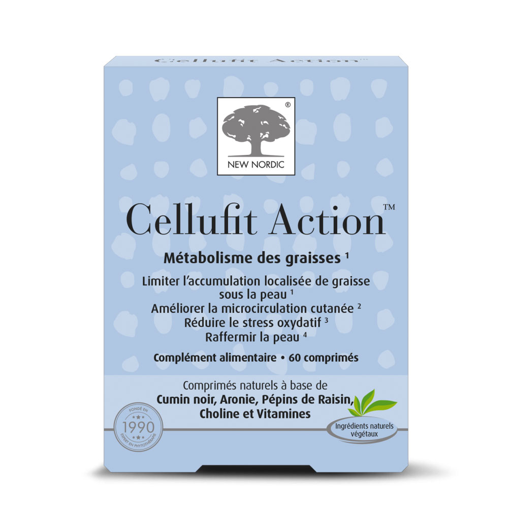 New Nordic Skin Care Cellufit Action 60 Comprimes