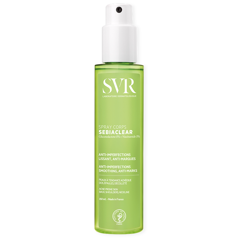Svr Sebiaclear Spray Corps Anti-Imperfections, Lissant, Anti-Marques 150ml
