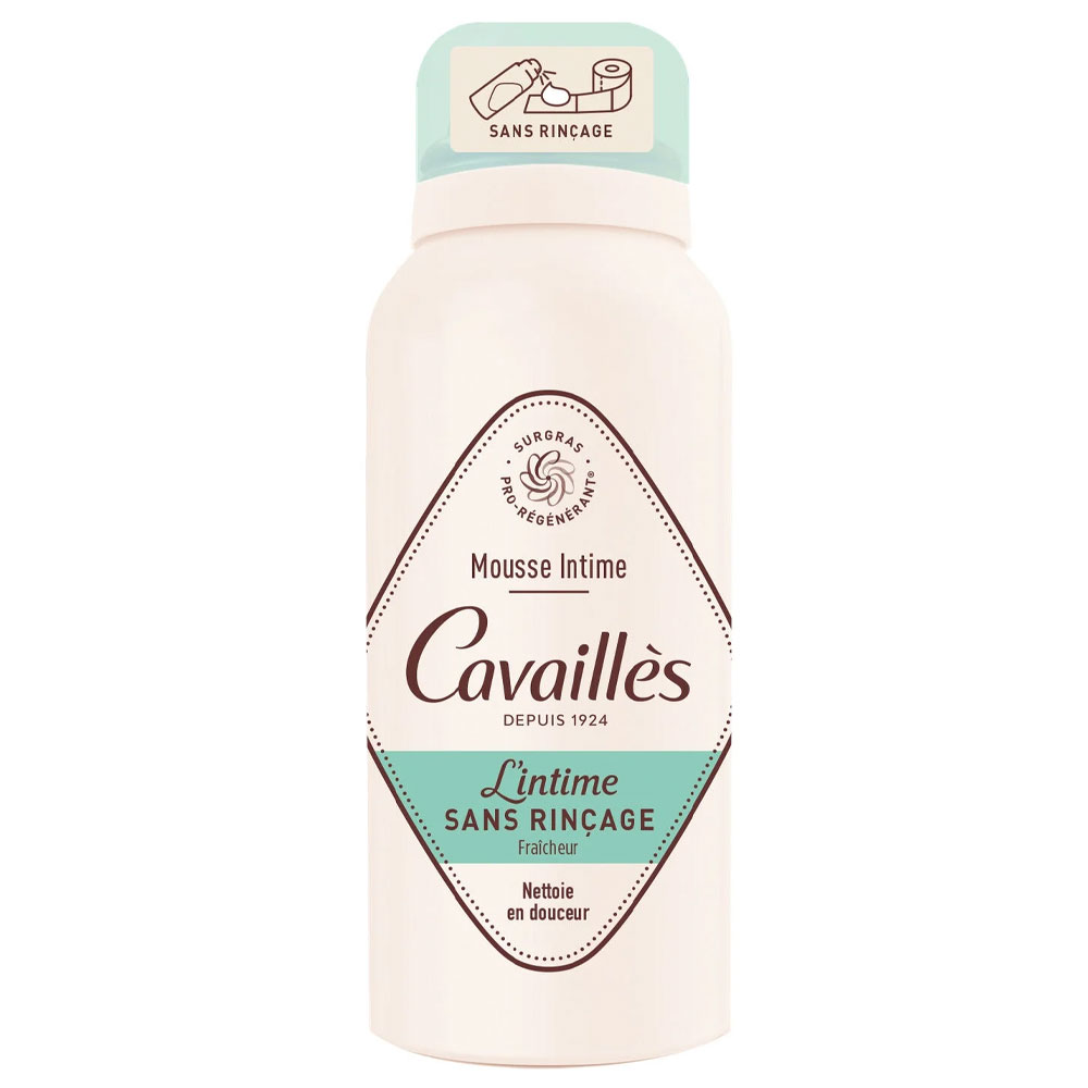 Cavaillès Surgras Pro-Régénérant Mousse Intime Sans Rinçage Fraîcheur 100ml