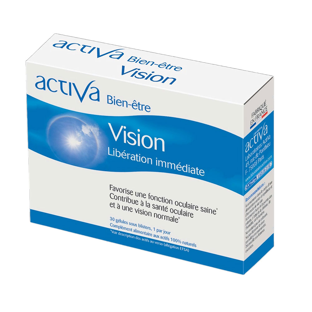 Activa Vision Libération Immédiate 30 Gélules