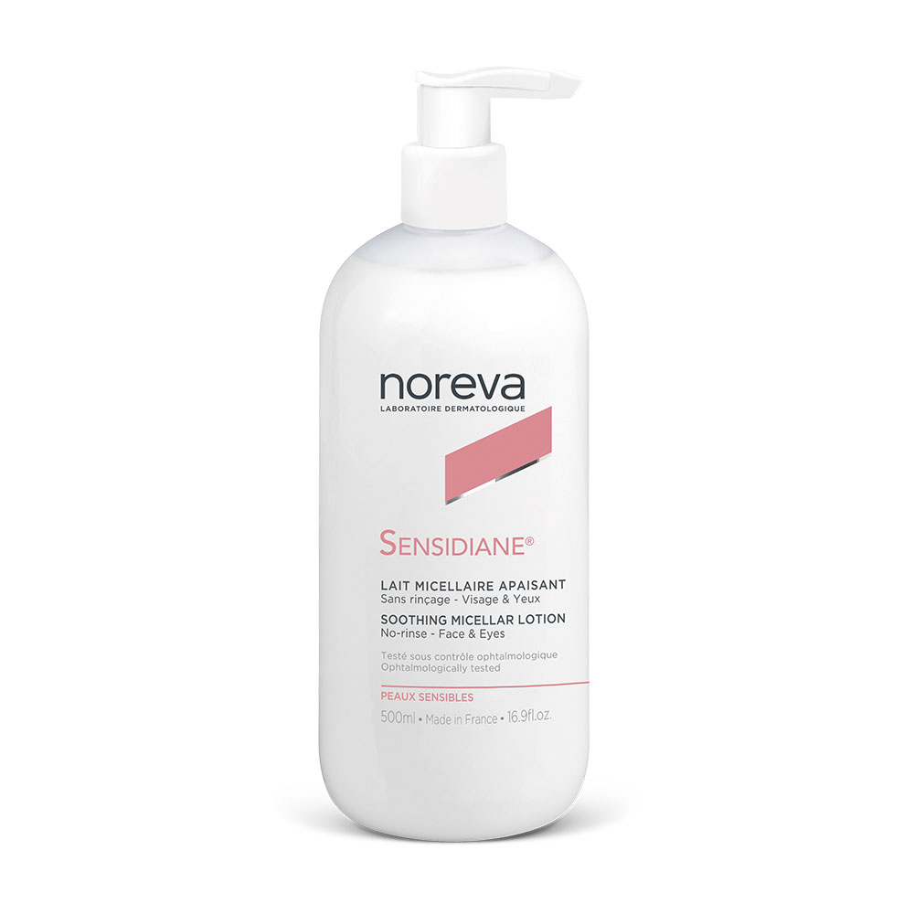 Lait Micellaire Dermo-nettoyant Peaux Sensibles 500ml Sensidiane Noreva