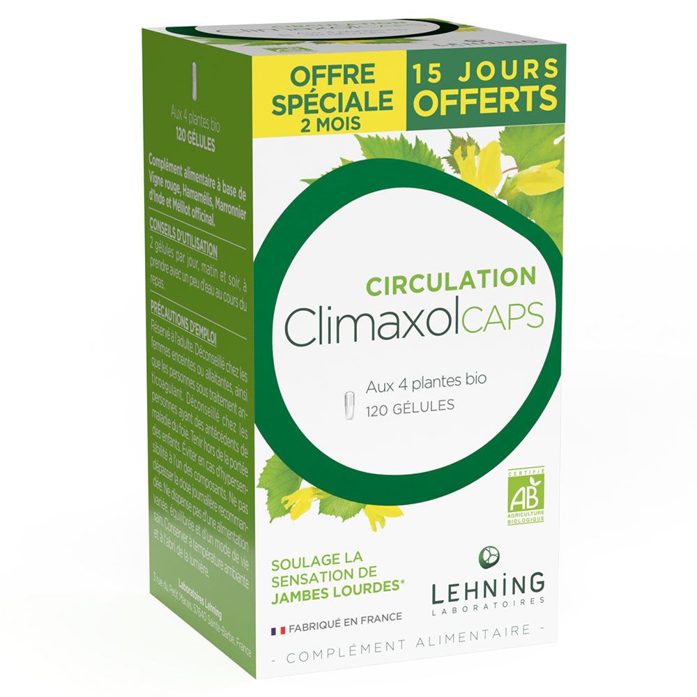 Lehning Circulation Climaxolcaps 120 gélules