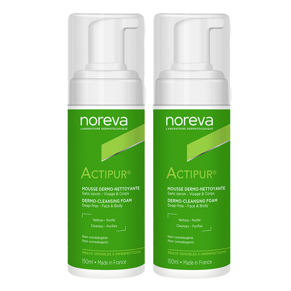 Noreva Actipur Mousse Dermo-nettoyante 2x150ml