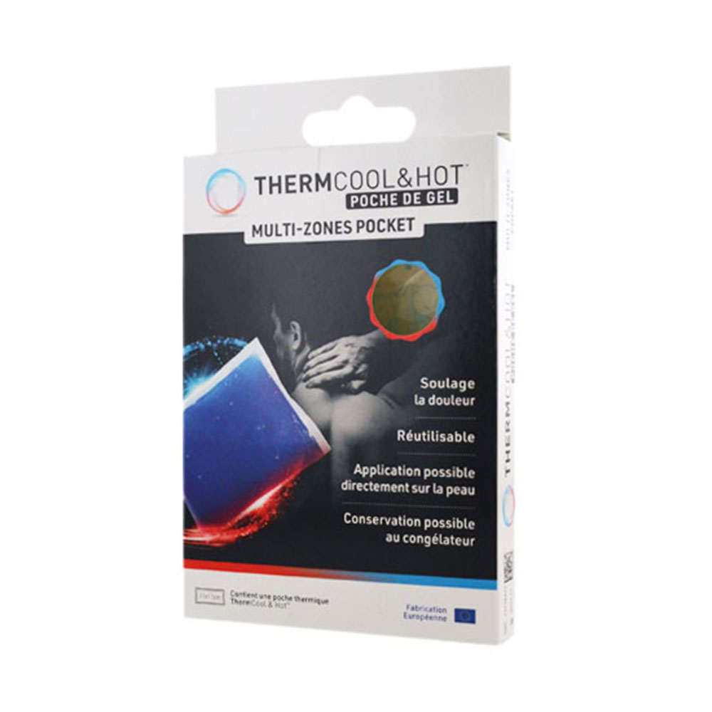 Bausch&Lomb ThermCool&Hot Poche de Gel Réutilisable Action Chaud ou Froid x1 Dimensions11x11cm