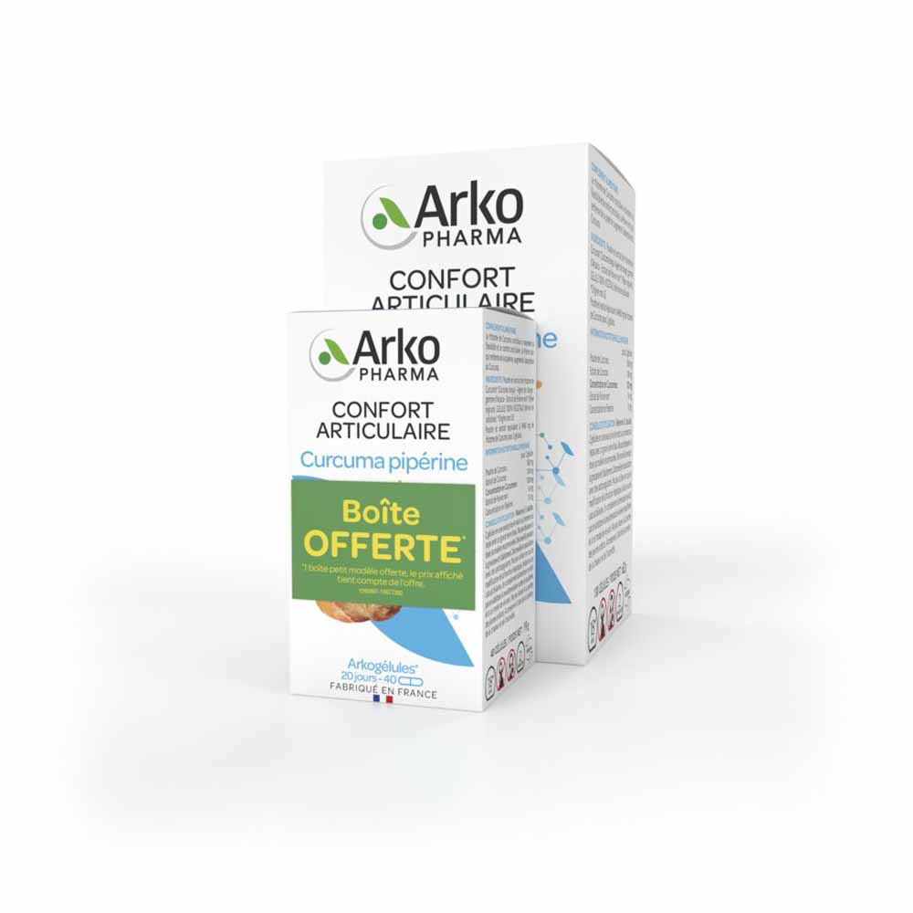 Arkopharma Arkogélules Confort Articulaire Curcuma Pipérine 130+40 Gélules