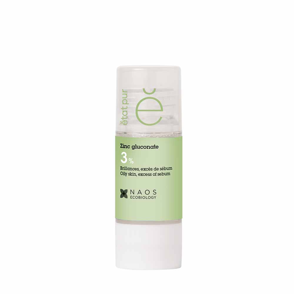 Etat Pur Actifs Purs Zinc Gluconate Brillance, excès de sébum 15ml