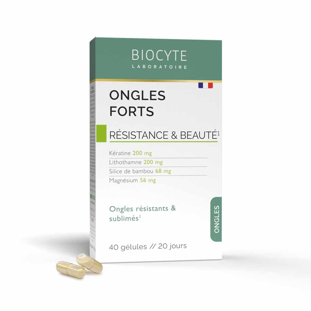 Biocyte Ongles Forts Résistance et beauté 40 Gélules