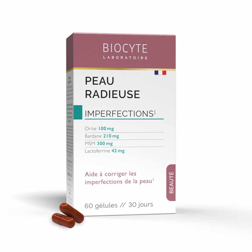 Biocyte Beauté Peau Radieuse Imperfections 60 Gélules